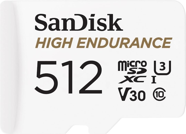 Productafbeelding SanDisk High Endurance (512 GB, microSDXC, U3, UHS-I)