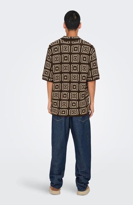 Actual product image Only & Sons ONSBART Gestricktes Poloshirt Polo (L)