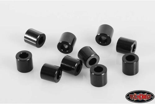 Image du produit Rc4Wd Spacers M3 6mm, noir, 10 pièces
