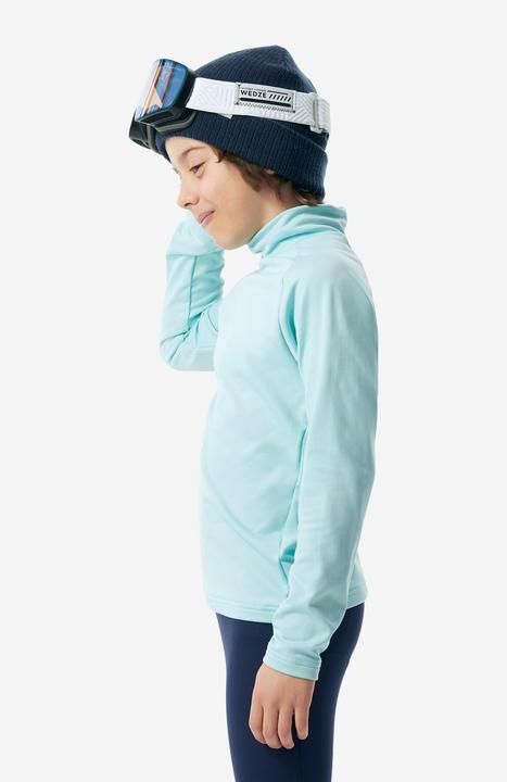 Produktbild Wedze Skiunterwäsche Funktionsshirt Kinder hoher Kragen - BL 500 türkis (116)