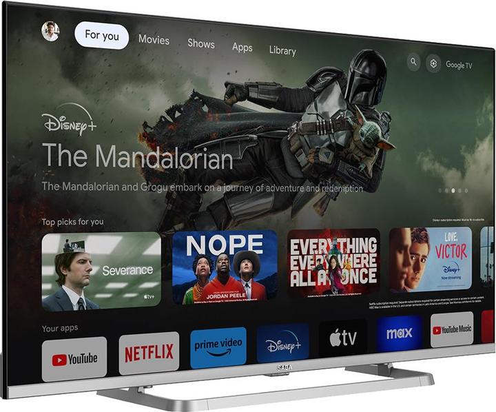 Actual product image Saba SA40Q80GTV TV 101.6 cm (40') Full HD Smart TV Wi-Fi Grey 250 cd/m² (40", QLED)