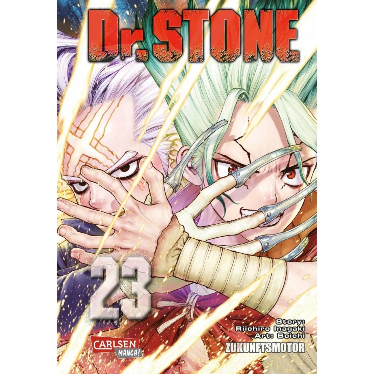 Dr. Stone 23, Belletristik von Riichiro Inagaki, Boichi
