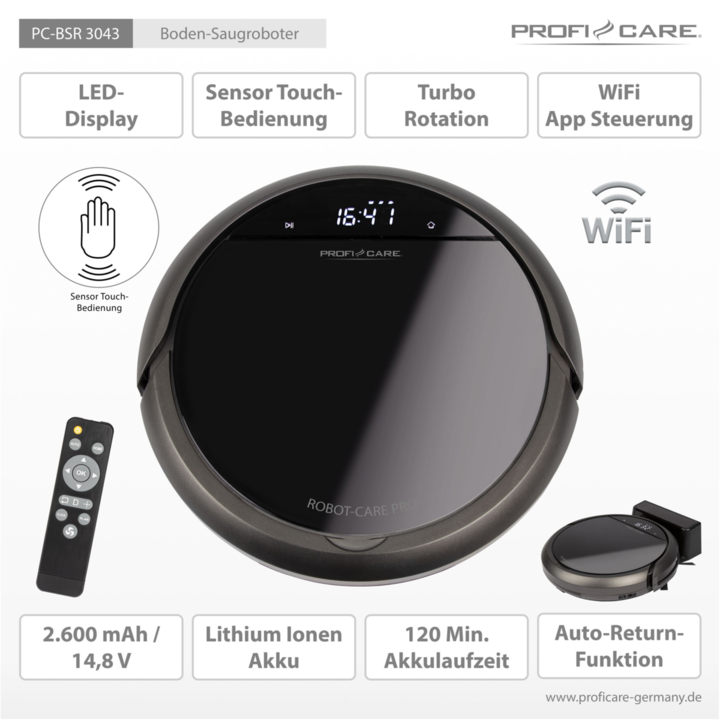 Produktbild Profi-Care PC-BSR 3043 (Saugroboter)