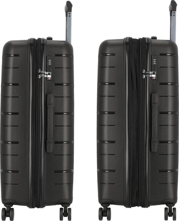 Actual product image Polestream Strz by Asteroid 4 Rollen Trolley L 74 cm mit Dehnfalte (92 l)