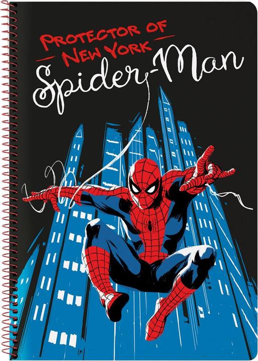 Actual product image Spiderman Notebook Spider-Man Hero Black A4 80 pages (A4, Hardcover)