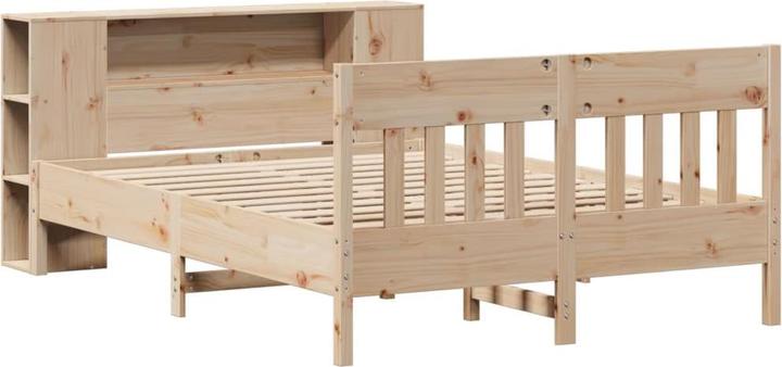 Image du produit vidaXL Bett mit Regal (140 x 200 cm)