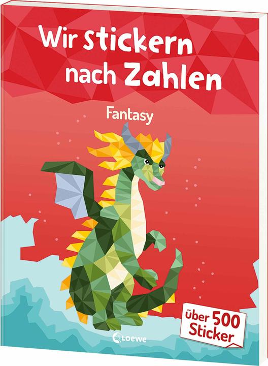 Loewe Wir stickern nach Zahlen - Fantasy