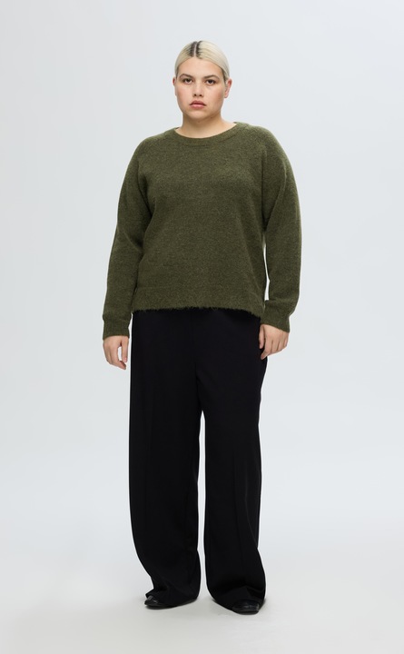Actual product image Selected Femme Crew neck wool sweater (XS)
