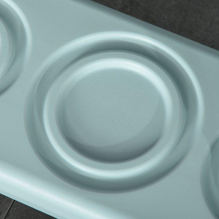 Actual product image Swisshandel24 Learning tower step stool stool standing with 2 steps pyramid structure safety blue+grey for 2-5