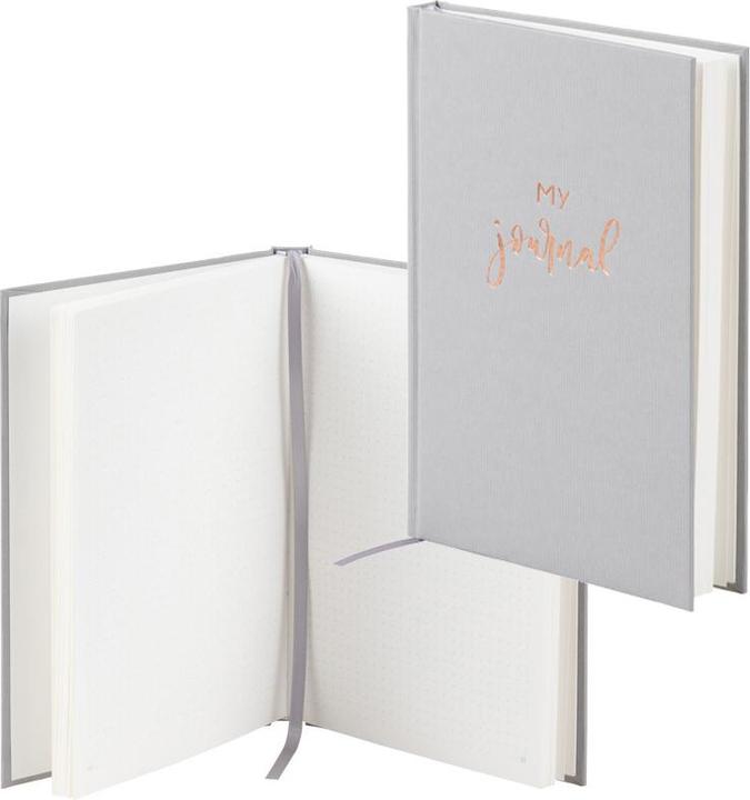Actual product image Rössler A5 notebook 192 pages Pastel Stone (A5, Dotted, Hardcover)