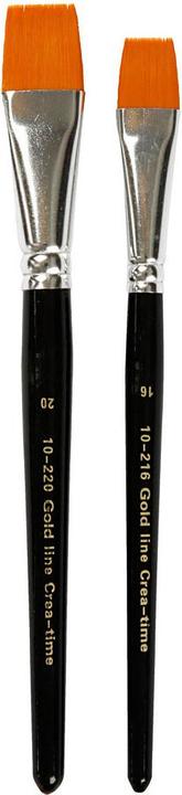 Produktbild Creativ Company Gold Line Pinsel flach, 2 Stk. (24 mm)