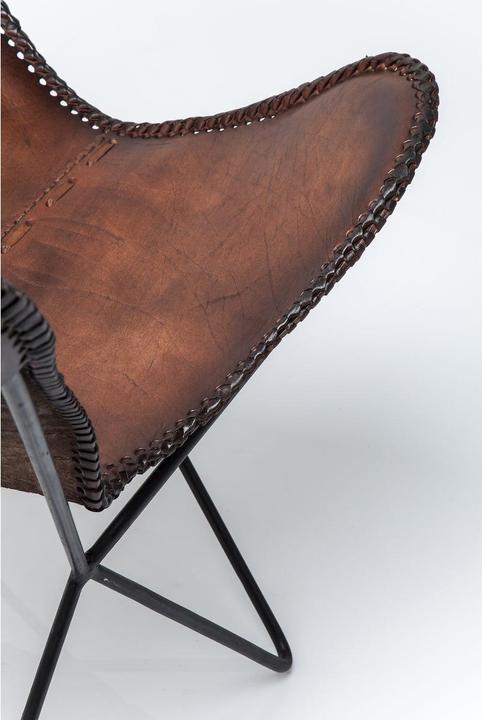 Image du produit Kare Design Fauteuil Butterfly Brown Eco