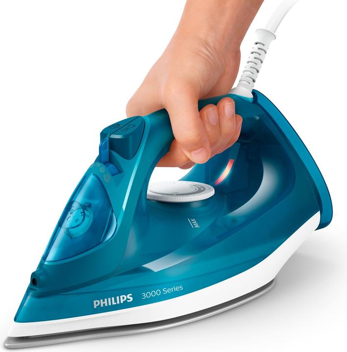 Image du produit Philips 3000 series DST3040/70 Fer à repasser à vapeur Semelle en céramique (2400 W, 200 g/min)