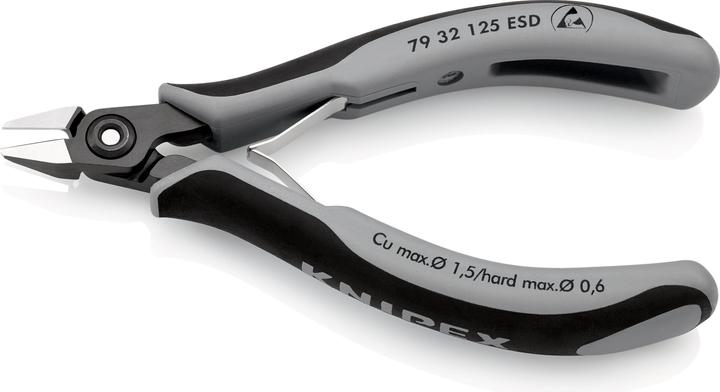 Produktbild Knipex Präzisions-Elektronik-Seitenschneider ESD (125 mm)