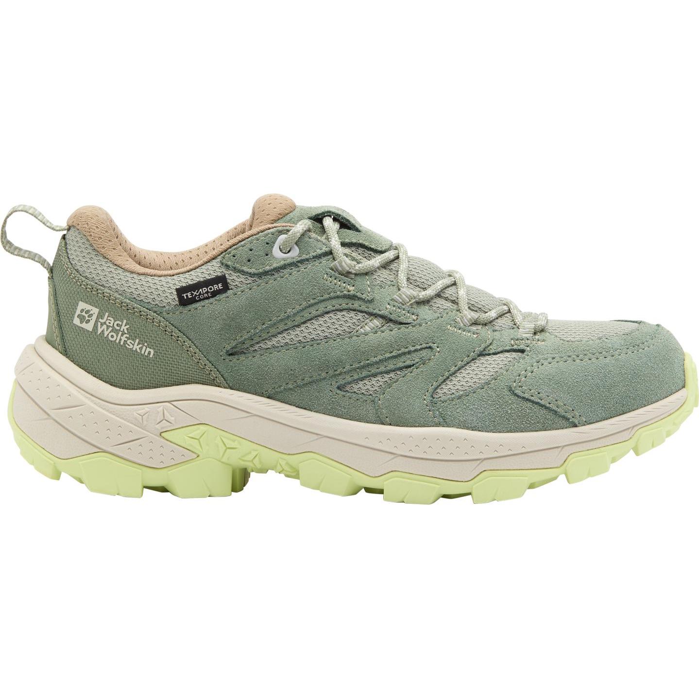 Jack Wolfskin, Damen, Wanderschuhe, Vojo Tour Texapore Low W (42), Grün
