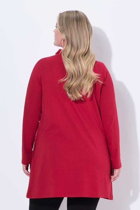 Produktbild Ulla Popken Longshirt, A-Linie, Stehkragen, Langarm, Taschen (54)
