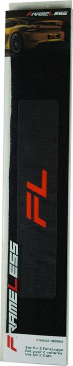 Actual product image Frameless Number frame (Front + rear, Long format)