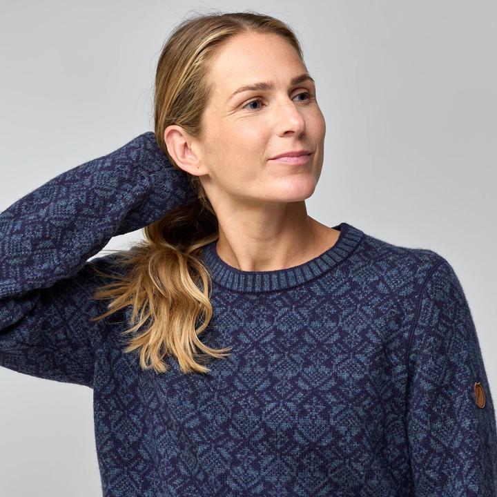Produktbild Fjällräven Women's Snow Round Neck Sweater (L)