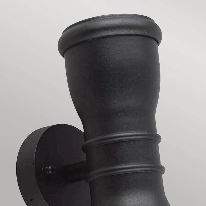 Immagine prodotto Elstead Lighting Malvern Lampada da parete a LED per esterni GU10 doppio nero IP44 (1 x)