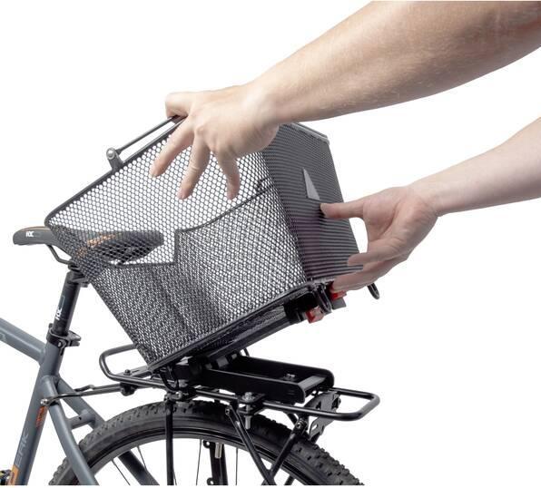 Produktbild M-Wave Stahlkorb, Transporter One-Snap mit Quick Release System