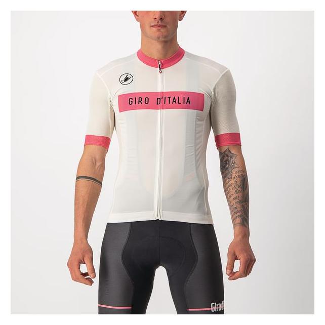 Castelli, Herren, Velotrikot, Fuori #Giro Jersey (3XL), Weiss, 3XL