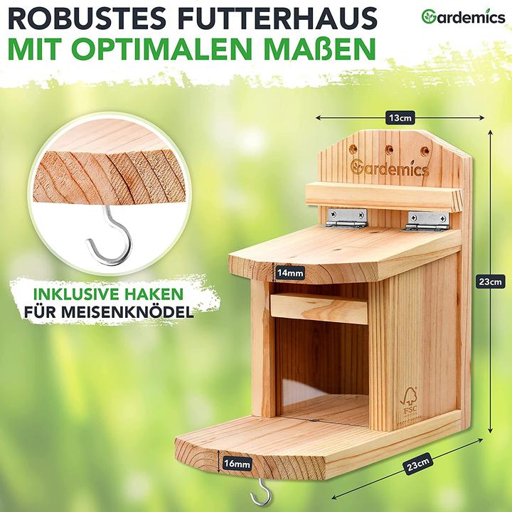 Image du produit Gardemics Mangeoire Eichhoernchen résistant aux intempéries