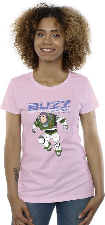 Actual product image Disney Womens/Ladies Lightyear Buzz Jump To Action Cotton T-Shirt (XXL)
