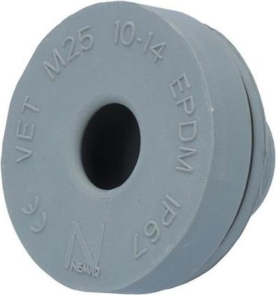 Immagine prodotto Nemiq Passacavo a membrana, 30... 45 mm, gomma, grigio (Foro cavo, 7 cm)