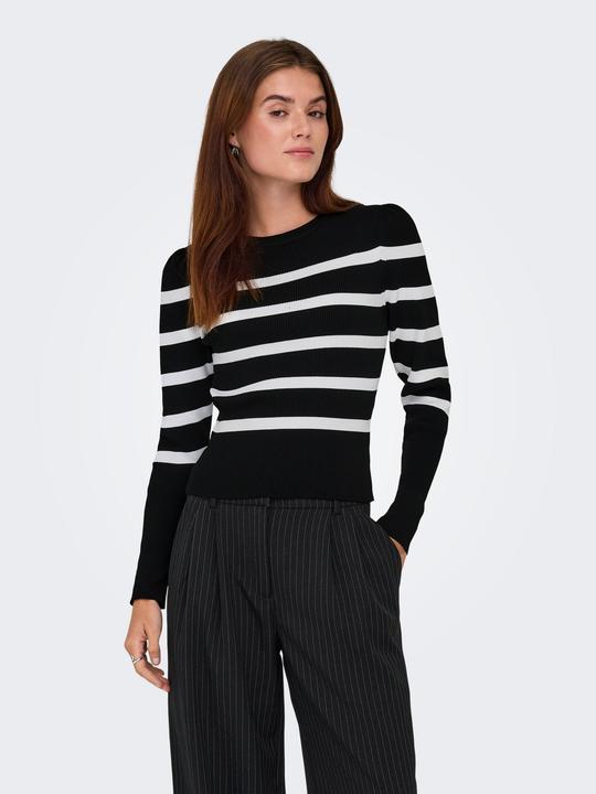 Immagine prodotto Only Maglione con maniche a sbuffo che abbraccia il corpo (M)