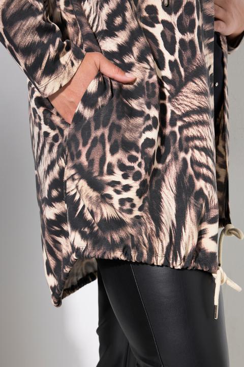 Produktbild Angel of Style Sweatjacke, offene Form, Leo, Kapuze (44)