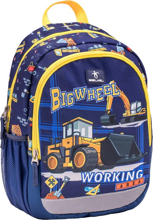 Actual product image Belmil KIDDY PLUS kindergarten backpack Big Wheel