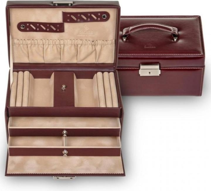 Produktbild Sacher 27.000.290.143 - Schmuckkoffer Eva New Classic, bordeaux