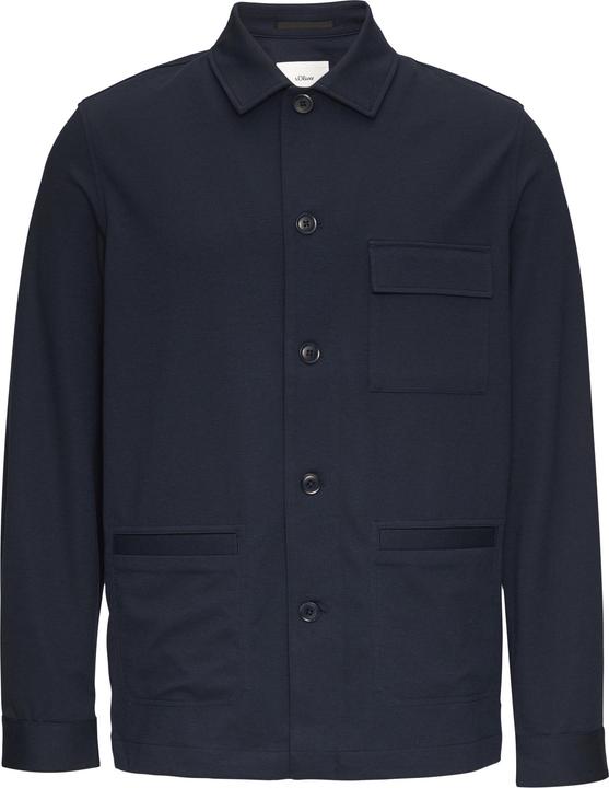 Produktbild S.Oliver Indoor-Jacke Overshirt aus Piqué-Jersey (56)