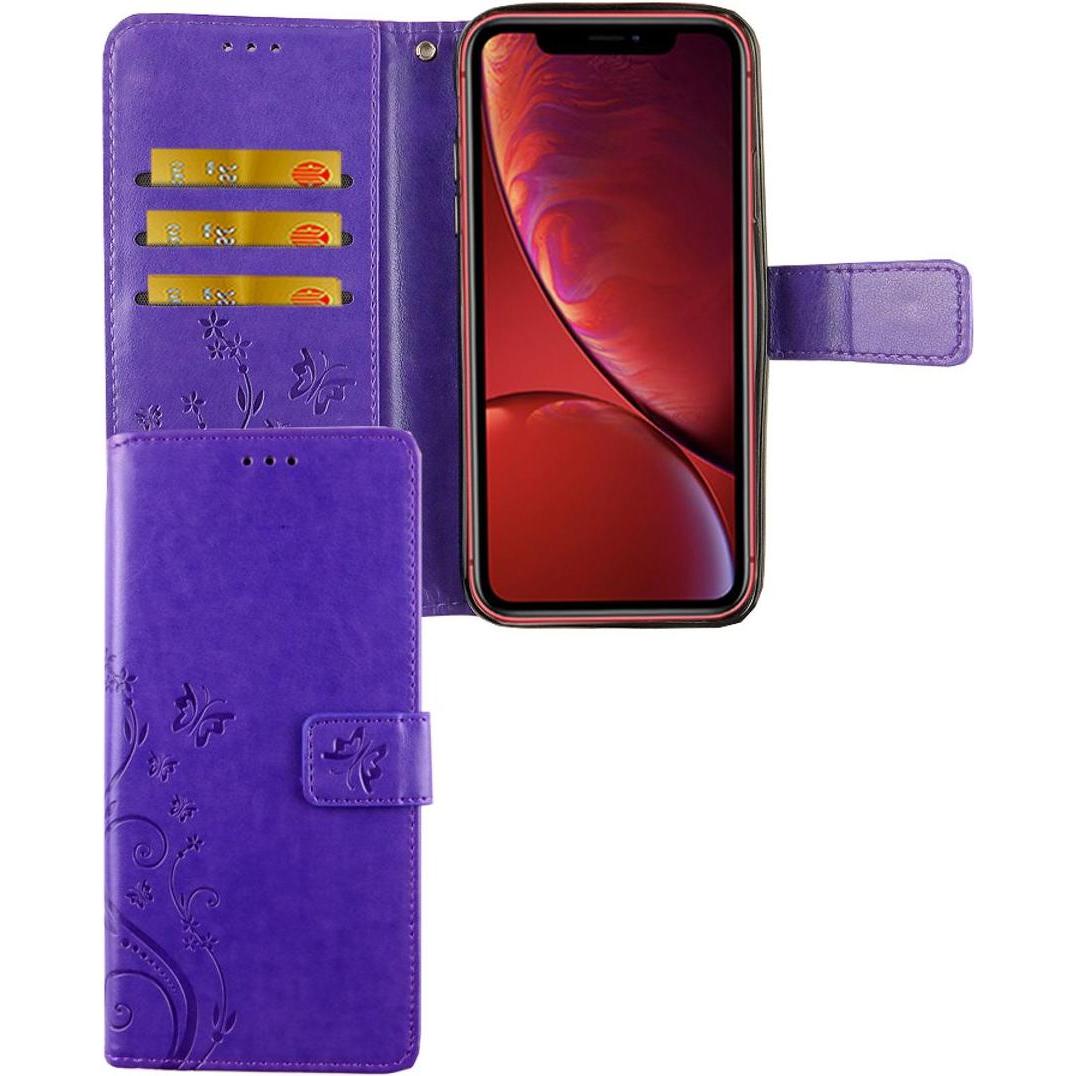 Thumbnail - König Design Hülle Handy Schutz für Apple iPhone XR Case Cover Tasche Wallet Etui Handyhülle (Apple iPhone XR), Smartpho...