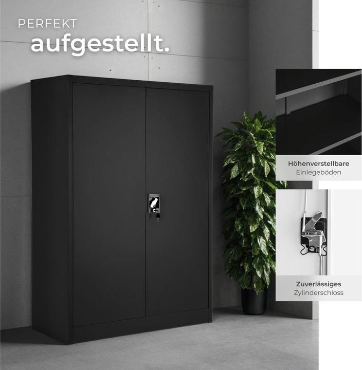 Actual product image tectake Filing cabinet (90 x 40 x 140 cm)