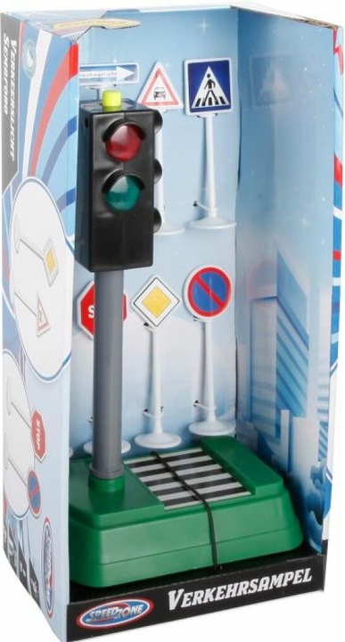 Produktbild Speedzone Verkehrsampel mit Licht und Verkehrszeichen