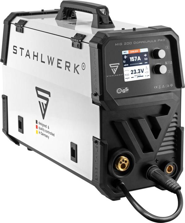 Actual product image Stahlwerk Welding machine MIG MAG 200 double pulse Pro fully synergic 200 ampere