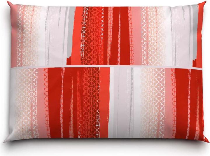 Produktbild Lotus Bettwaren Bettwäsche Bambus Cap Azur rot (Kopfkissenbezug, 50 x 90 cm)