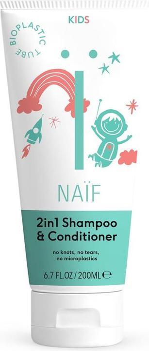 Produktbild Naïf 2 in1 Shampoo Kids (200 ml, Flüssiges Shampoo)
