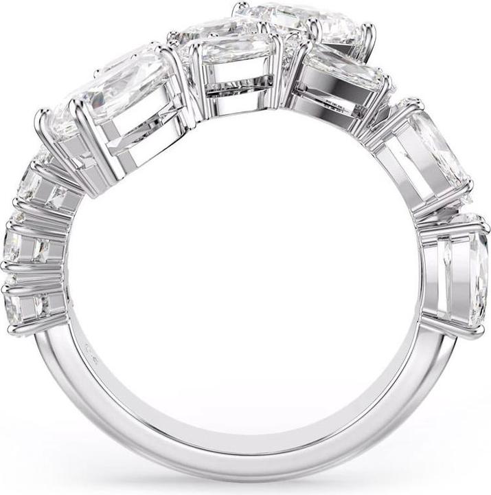 Produktbild Swarovski Matrix Ring Verschiedene Schliffe Weiss (58)