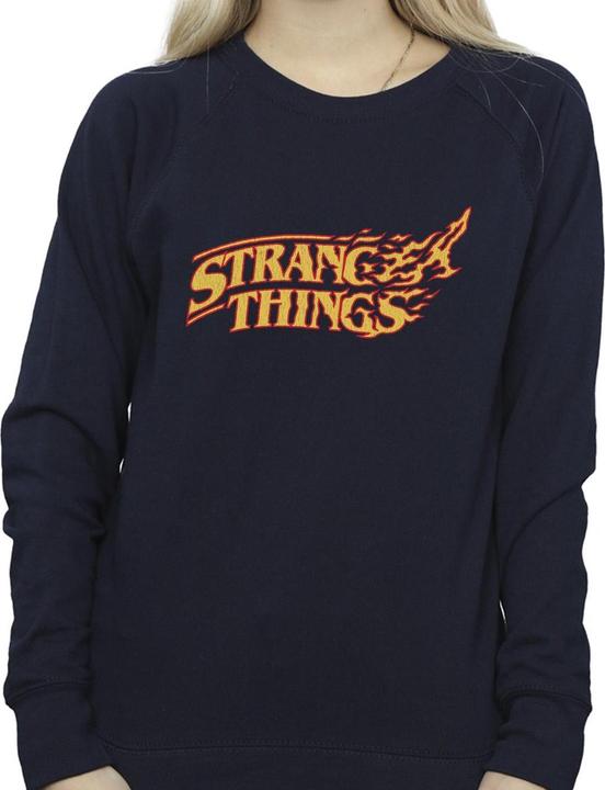 Immagine prodotto Netflix Stranger Things Logo Breaking Felpa Donna (L)