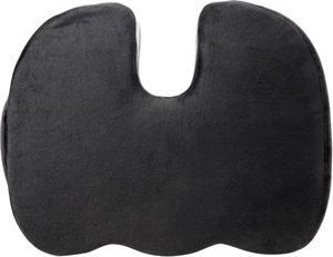 Powerone Orthopädisches Kissen, druckfeste Kunststoffspitze, ergonomisch, schwarz, Memory-Schaum