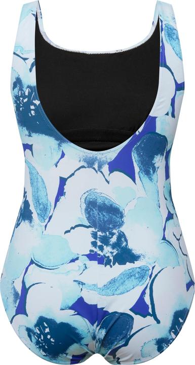 Image du produit Ulla Popken Maillot de bain, fleurs, décolleté rond, sans bonnets souples (62)