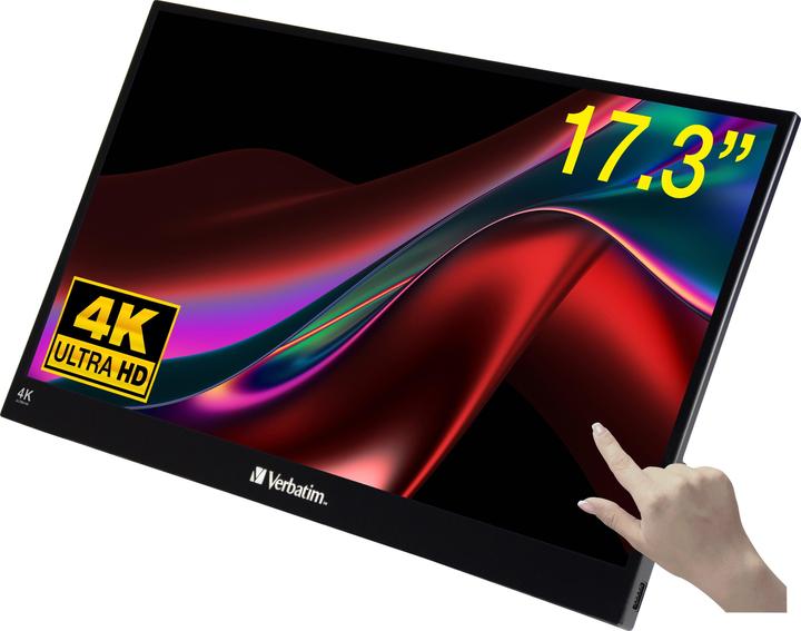 Actual product image Verbatim PMT-17-4K (3840 x 2160 Pixels, 17.30")