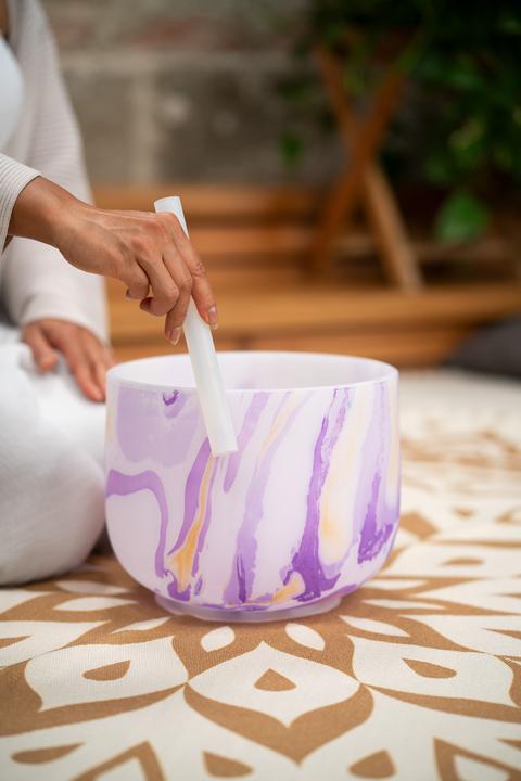 Produktbild Meinl Marble Crystal Singing Bowl 10" - Note B4 (Perkussion)