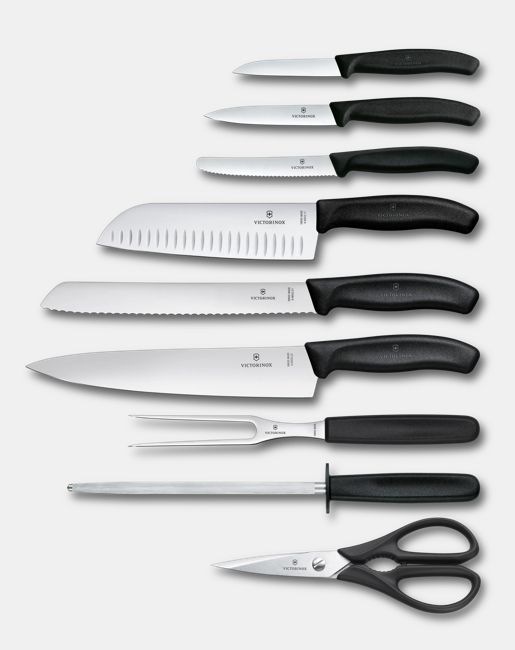 Image du produit Victorinox Bloc à couteaux Swiss Classic, 9 pièces