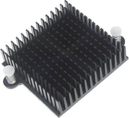 RS PRO Heat sink 7K/W, 49mm x 49mm x 20mm, adhesive film