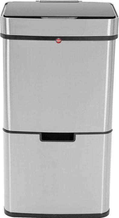 Produktbild Hailo Öko Vario XL, Design-Sensor-Mülltrenner, 25 + 25 + 4 ltr, Edelstahl Anti-Fingerprint (50 l)