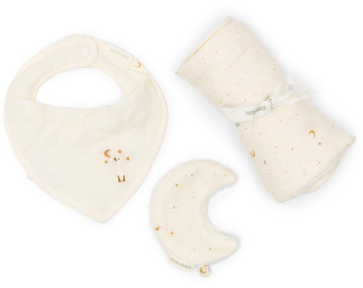 Actual product image Little Dutch Geschenkbox Textil - Moon & Stars (0 Months)
