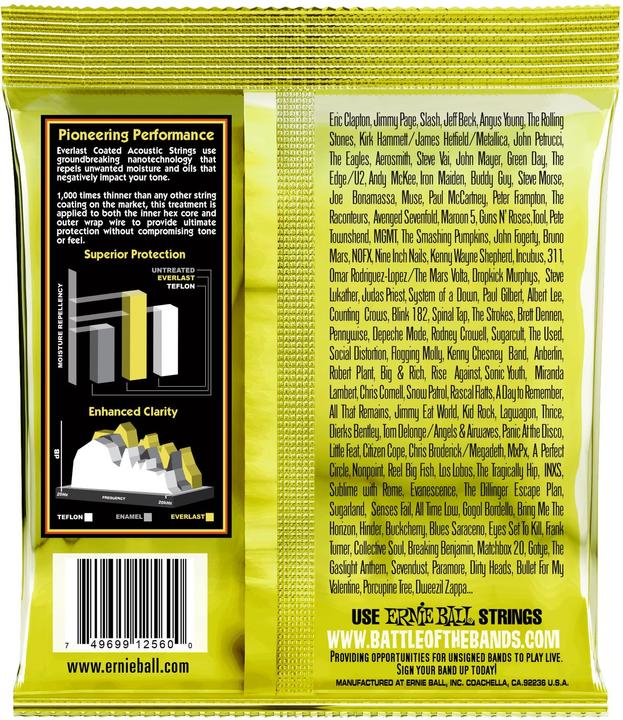Produktbild Ernie Ball Akustik Everlast (6 x, Gitarre)